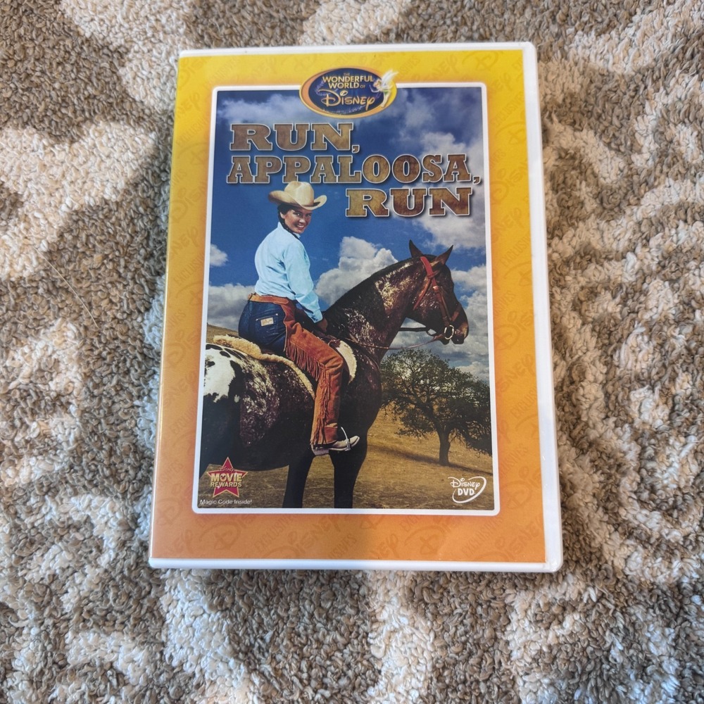RUN APPALOOSA RUN ~ Wonderful World of DISNEY 1966 ~ DVD TESTED